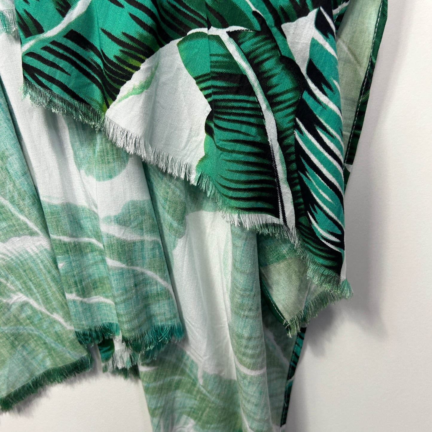 Kennedys Duster Jacket Kimono One Size Green White Floral