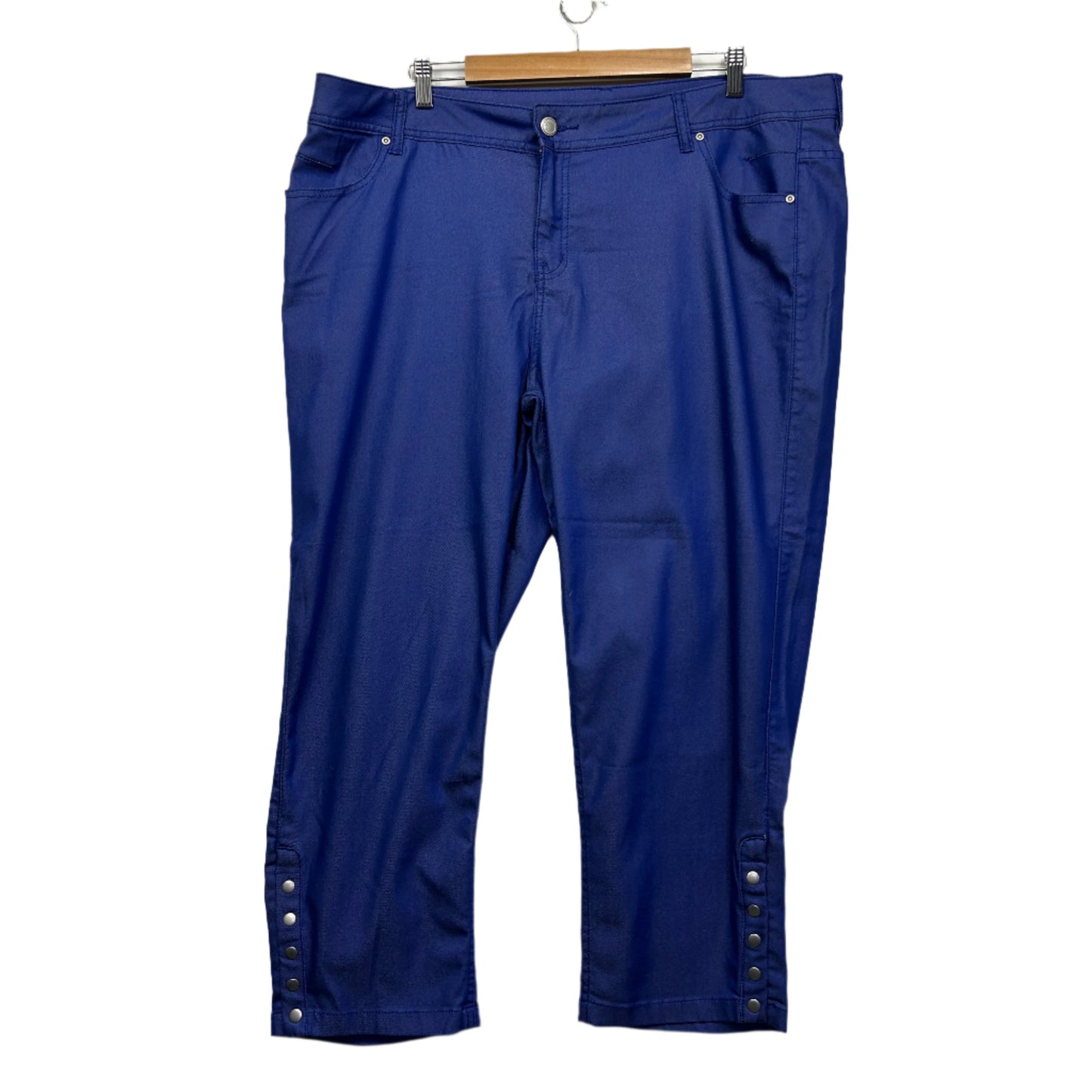 Taking Shape Pants Jeans Size 22 Blue/Purple Pockets Zip Fly