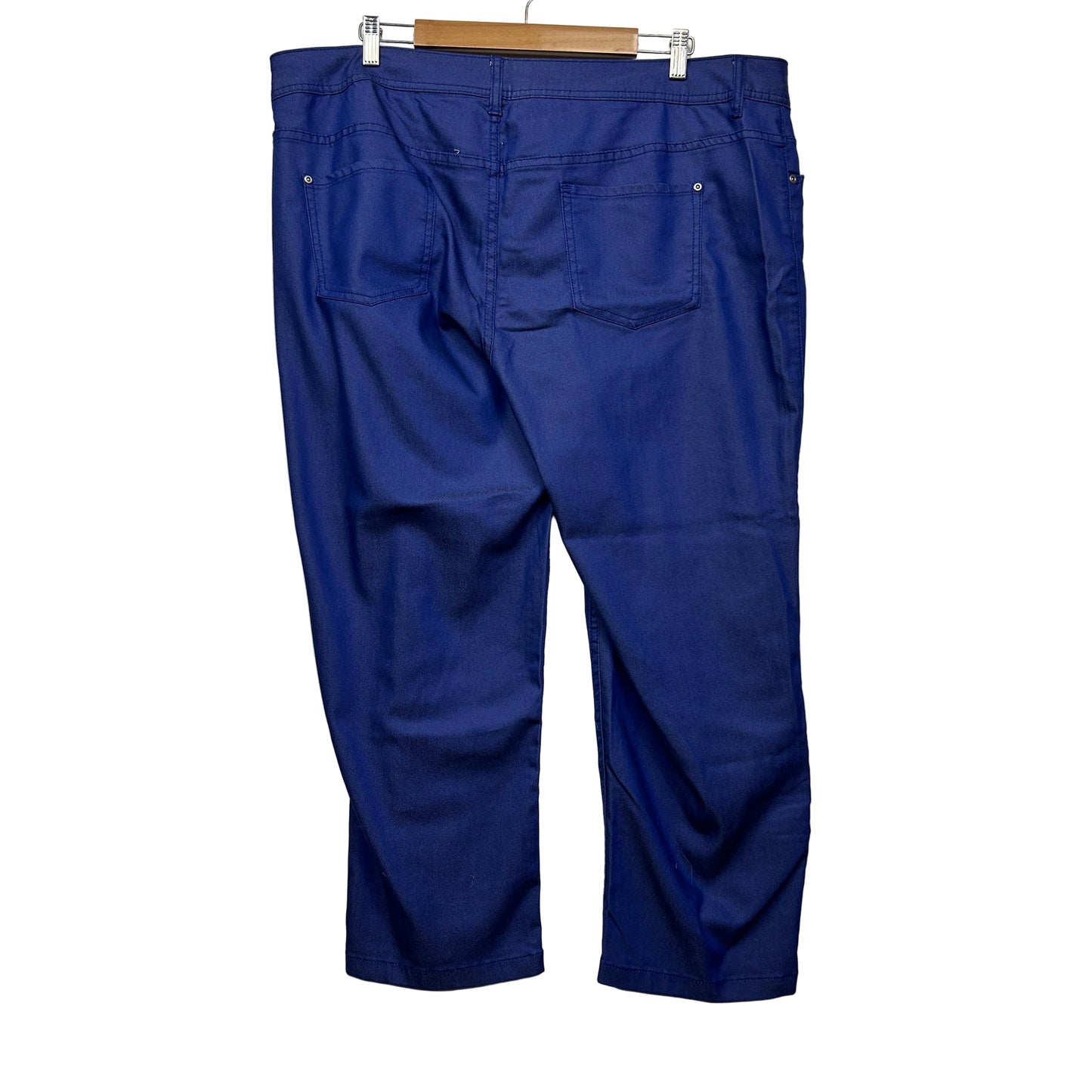 Taking Shape Pants Jeans Size 22 Blue/Purple Pockets Zip Fly
