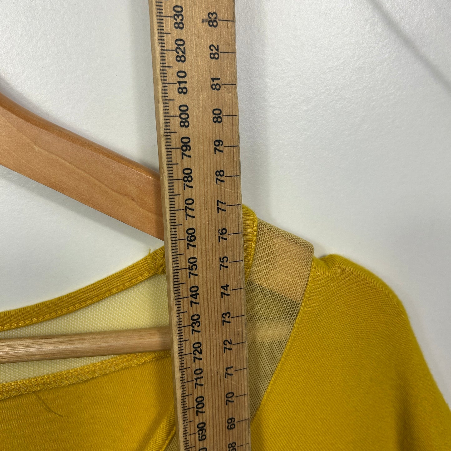 Taking Shape Mustard Yellow Top - Size 12/XXS