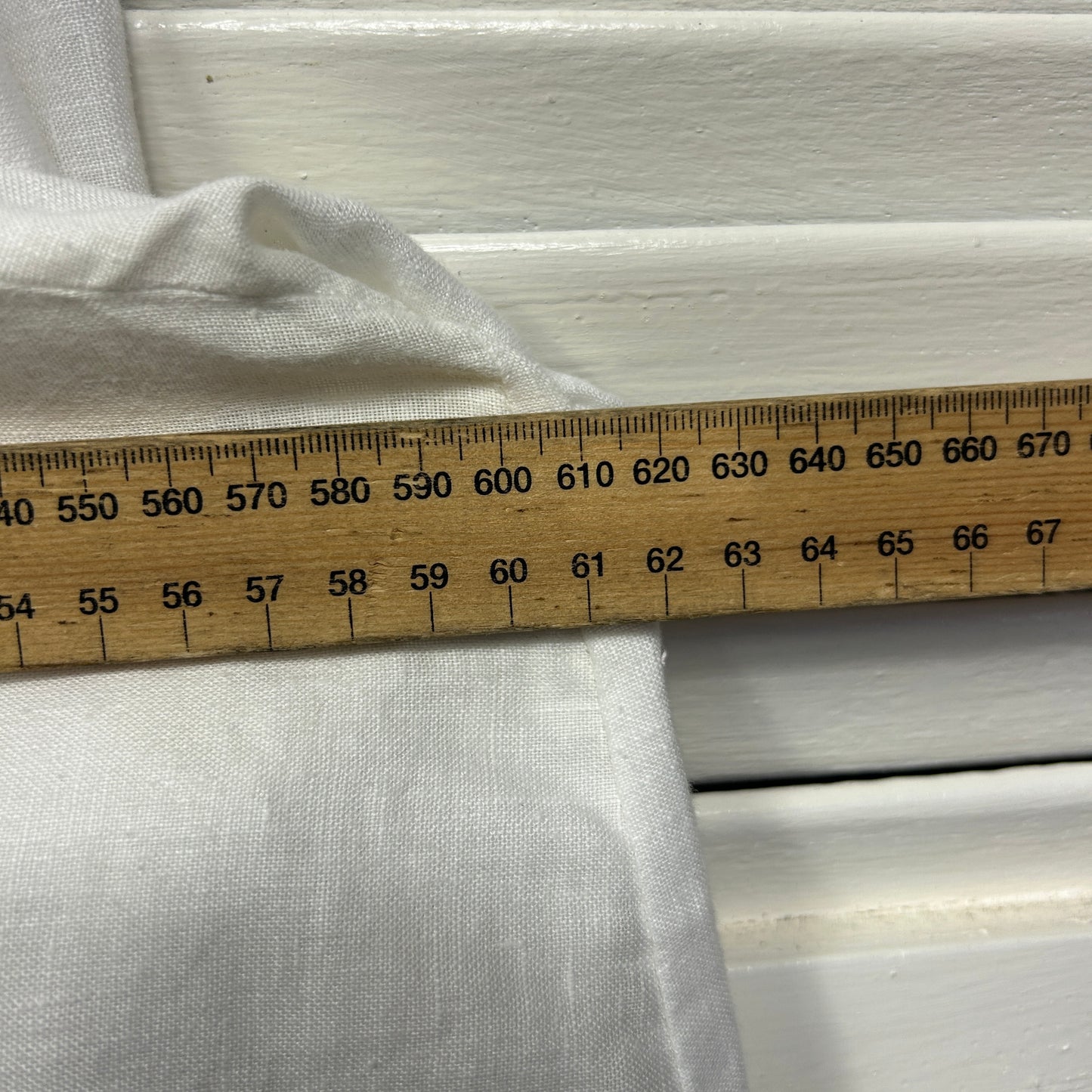 Sussan Linen Top Size 14 White Ruffle Short Sleeve