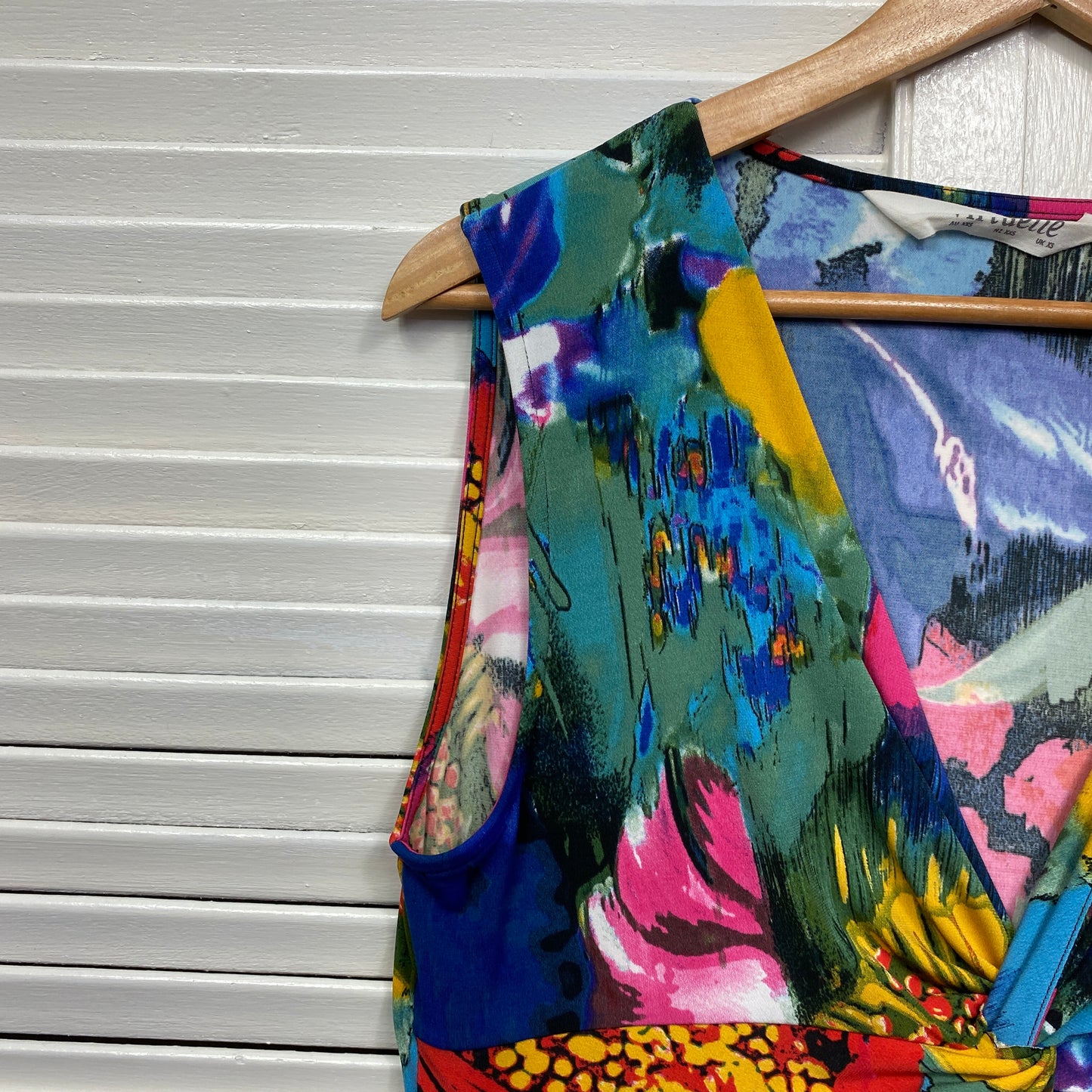Virtuelle Maxi Dress Size 12 14 XXS Multicoloured Sleeveless