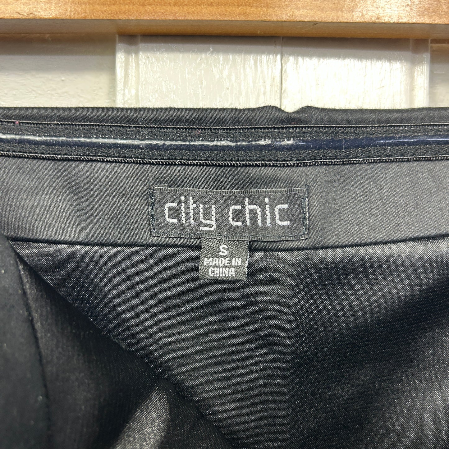 City Chic Dress Size 16 Small Plus Strapless Floral Cocktail