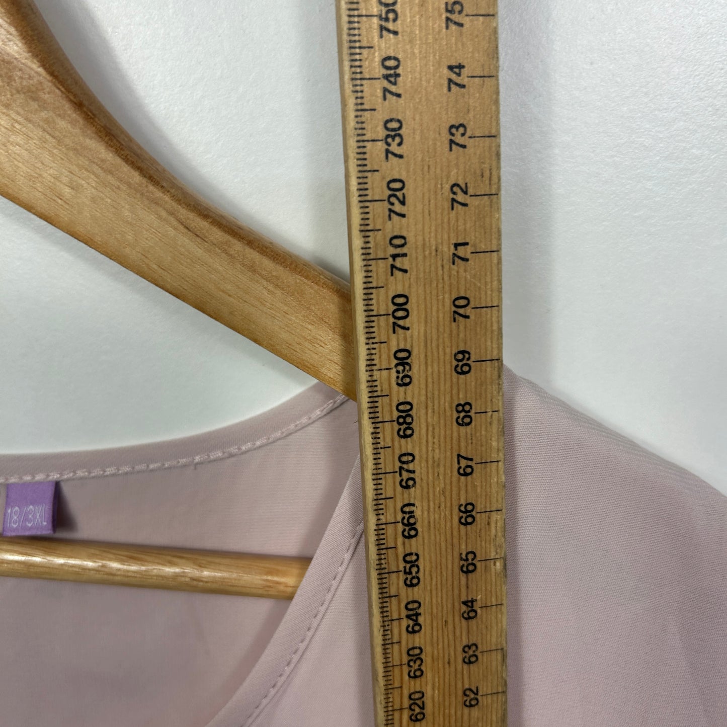 Pierre Cardin Pink Short Sleeve Top - Size 18/3XL