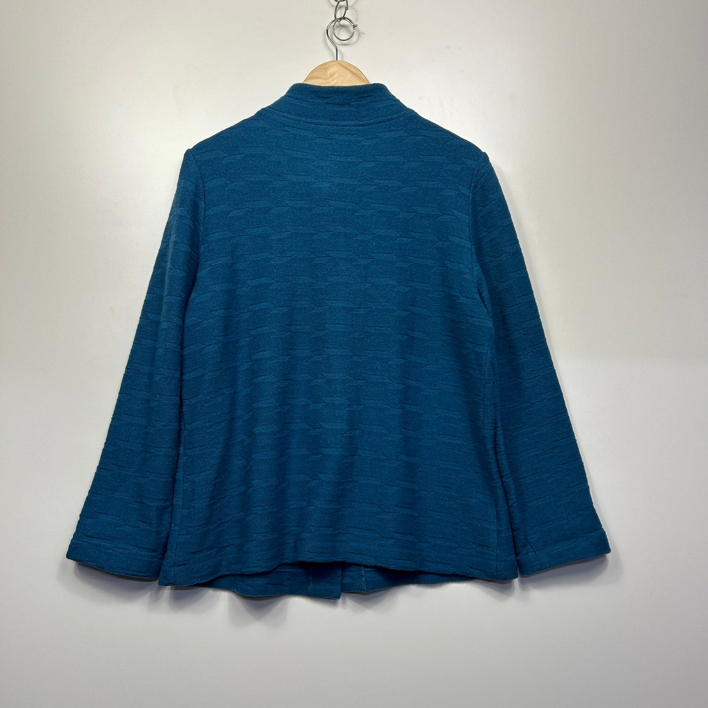 Wombat Wool Jumper Size Large 14 Long Sleeve Teal/Blue