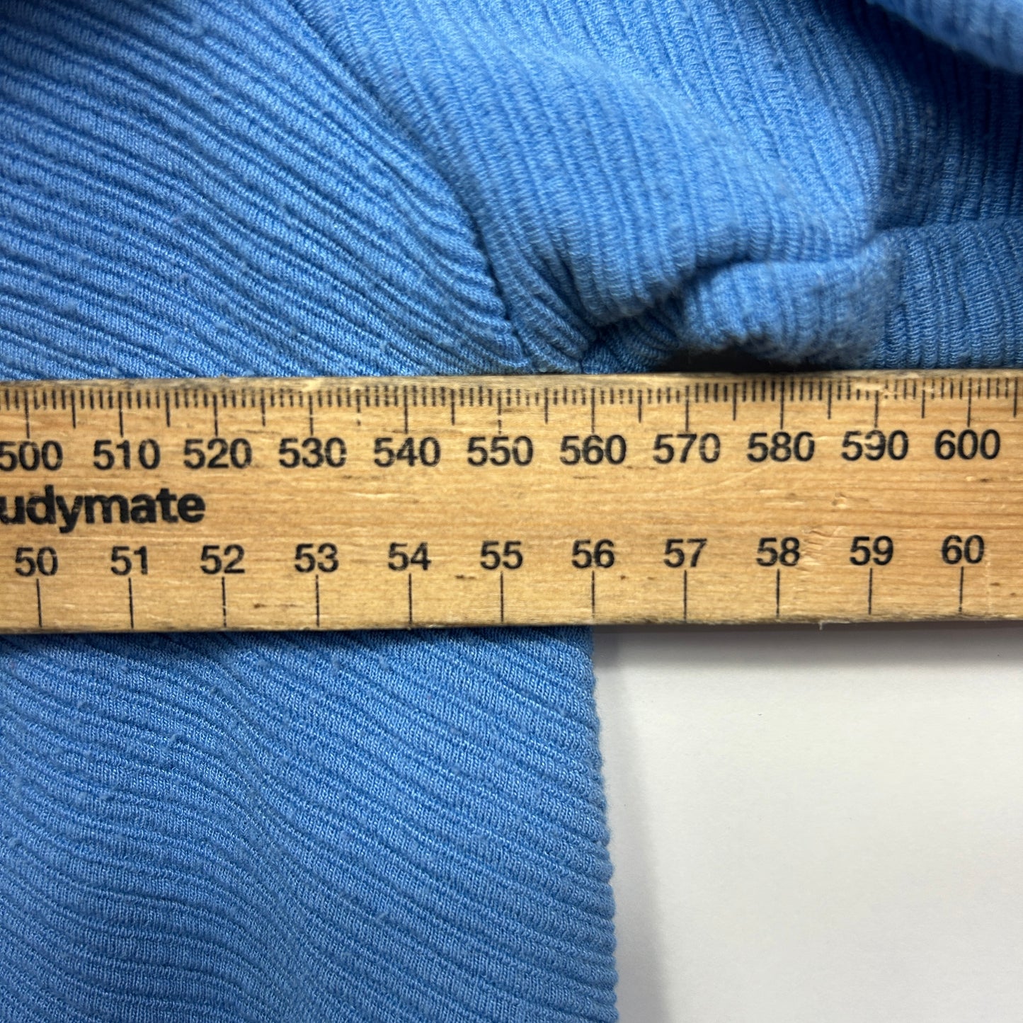 Virtuelle Top Size 16 Small Plus Blue Short Sleeve