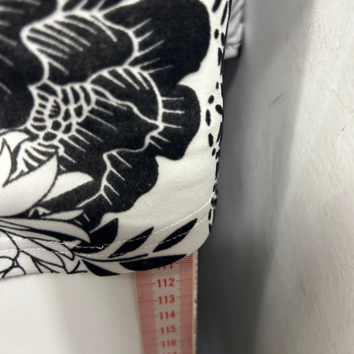 City Chic Black and White Floral Print Dress - Size 16/S