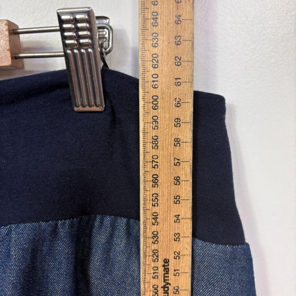 Blue Denim Cotton Skirt - Size 14/16
