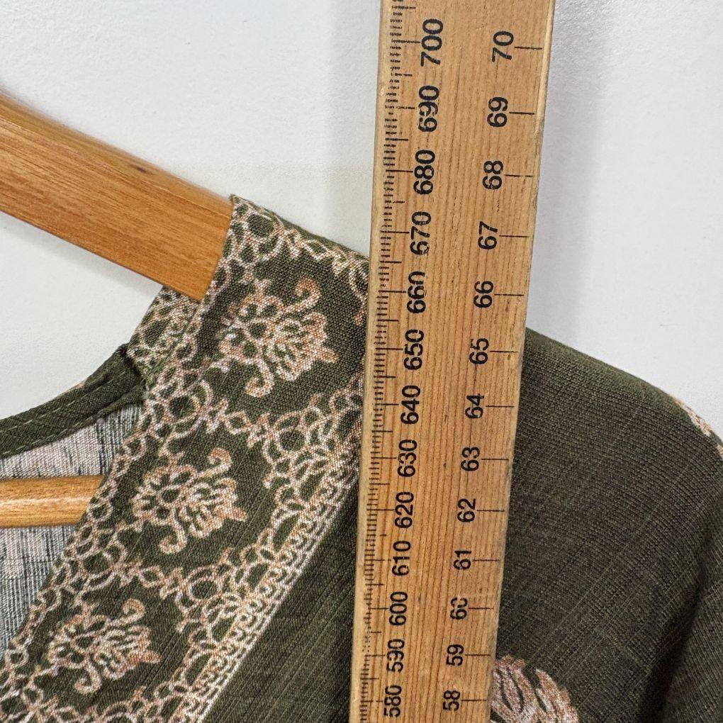 Olive Boho Top - Size XXL