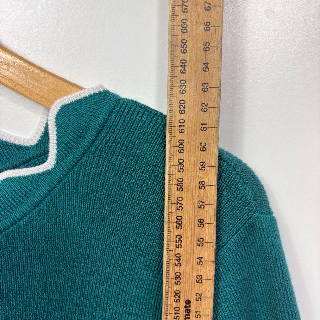 Teal Cotton Knit Top - Size 14/16