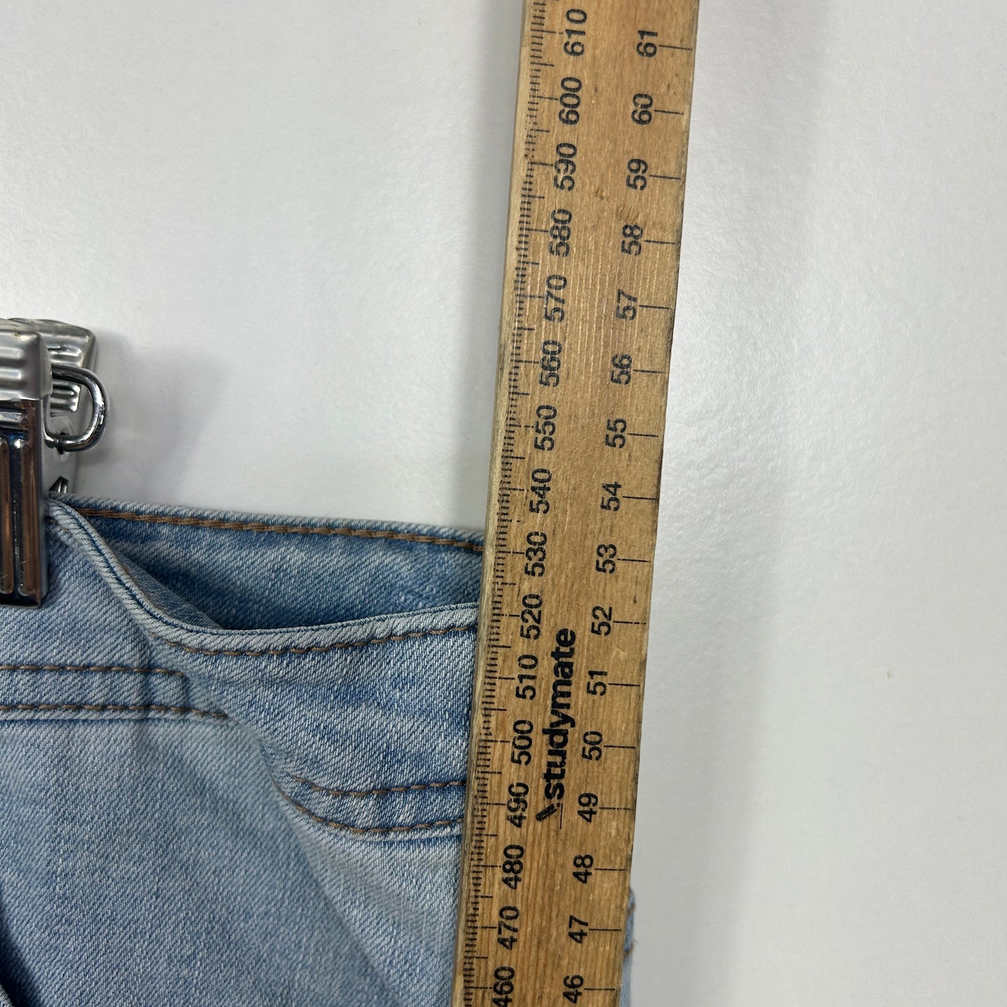 Suzanne Grae Denim Light Blue Denim Shorts - Size 18