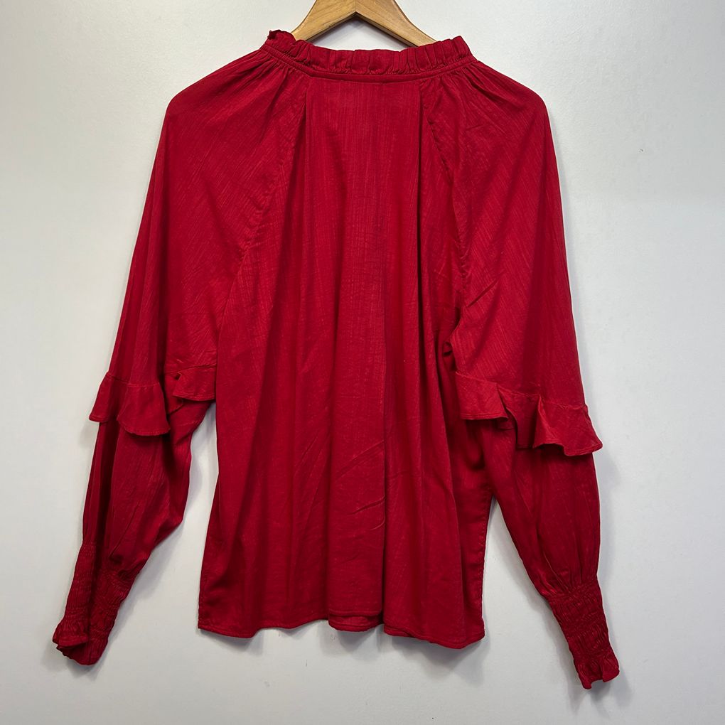 Target Red Cotton Top - Size 16