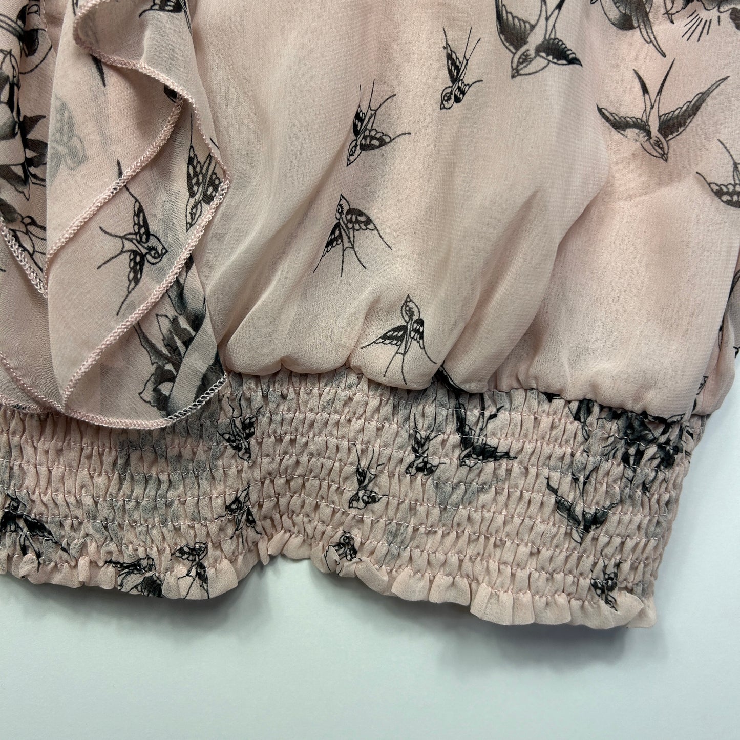 City Chic Top Size 14 16 Small Plus Pink Floral Sleeveless