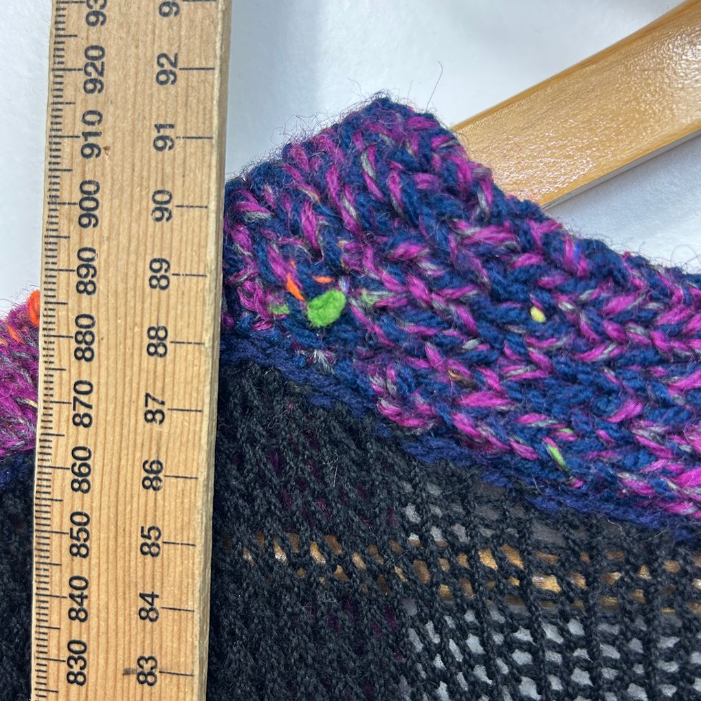 Vintage Purple Knit Vest - One Size