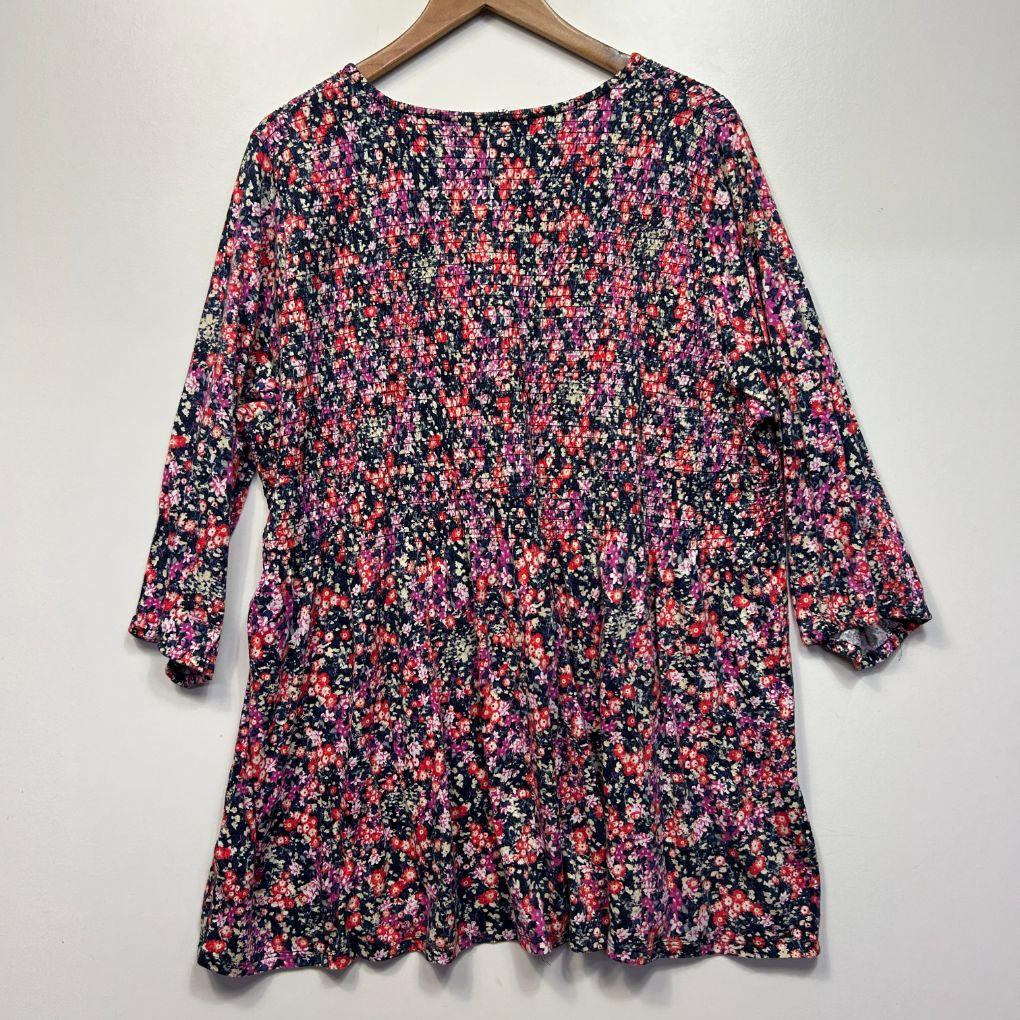 Virtuelle Floral Cotton Top - Size 22/XL