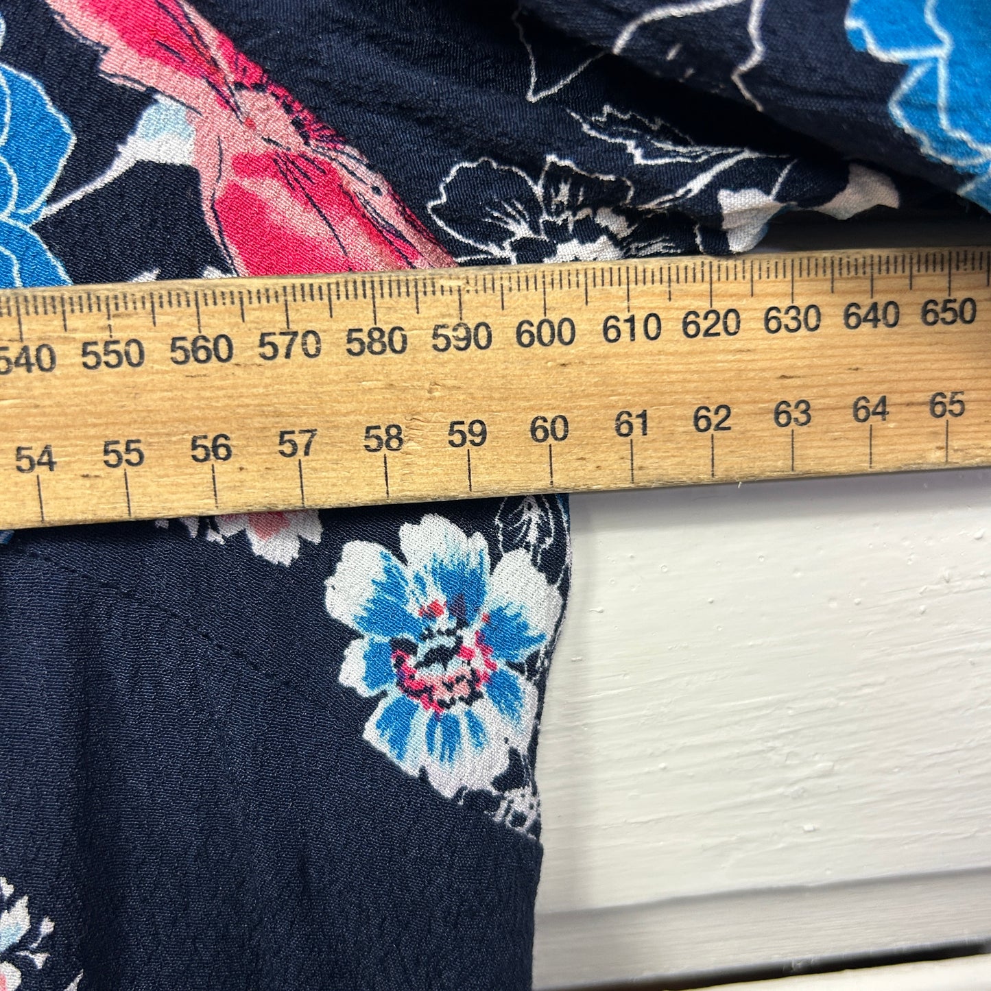 beme Top Size 20 Long Sleeve Floral Full Zip Up Viscose