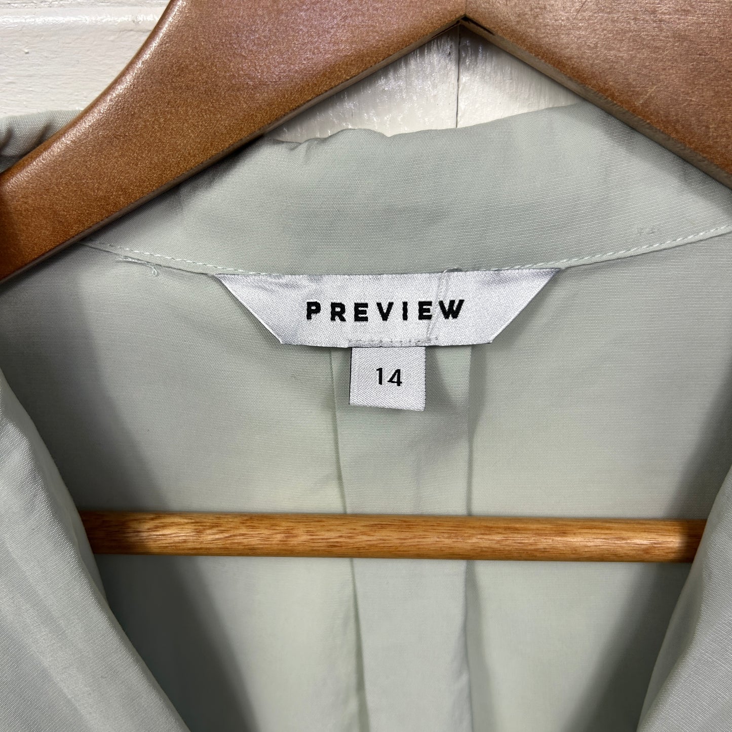 Preview Top Size 14 Button Up Short Sleeve Collared