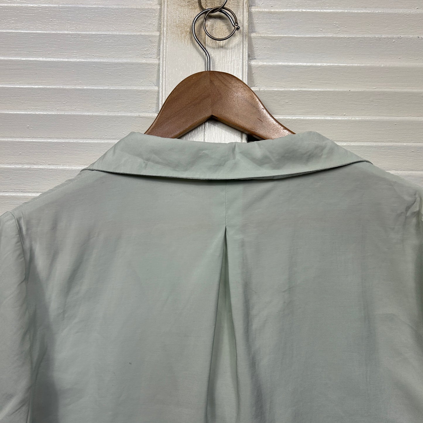 Preview Top Size 14 Button Up Short Sleeve Collared