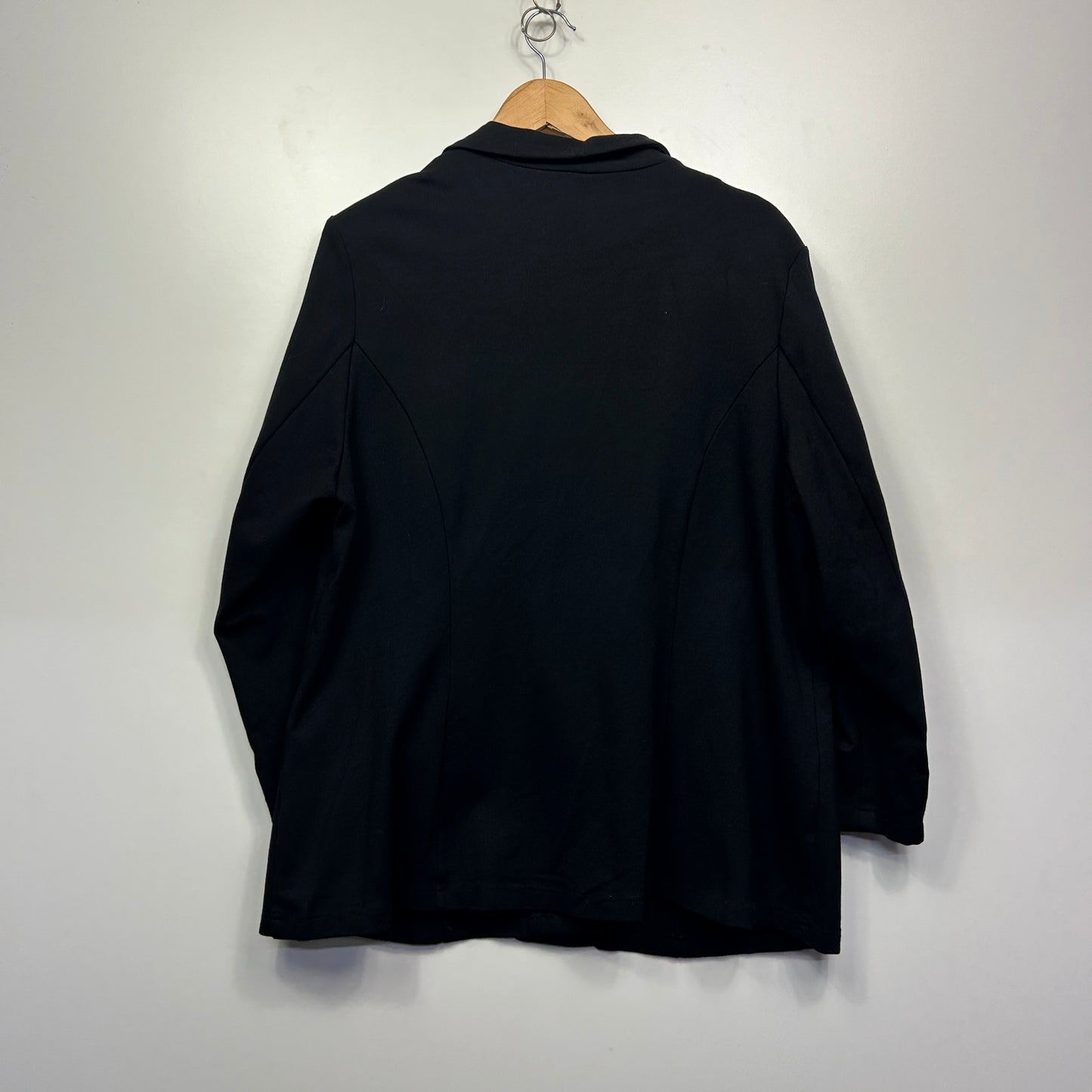 City Chic Blazer Jacket Size 22 XL Plus Black Long Sleeve *Fault