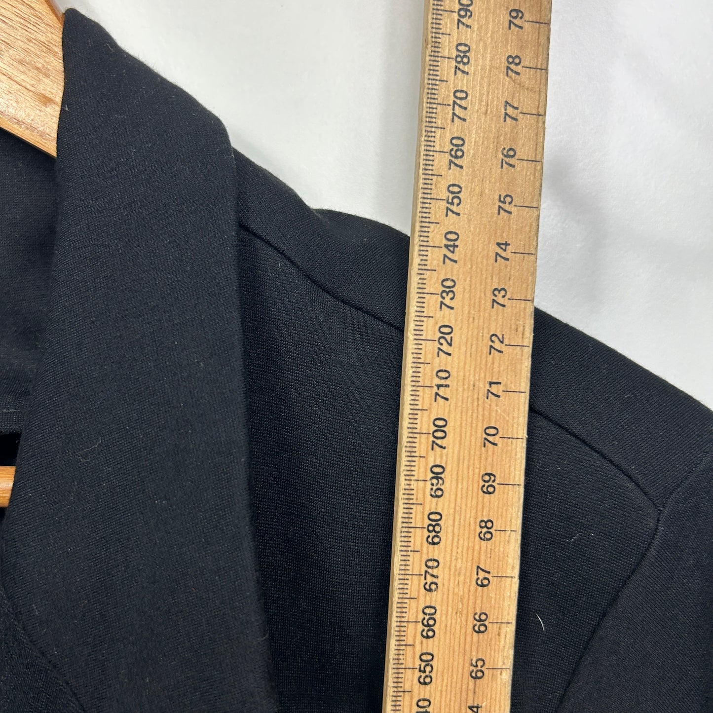 City Chic Blazer Jacket Size 22 XL Plus Black Long Sleeve *Fault