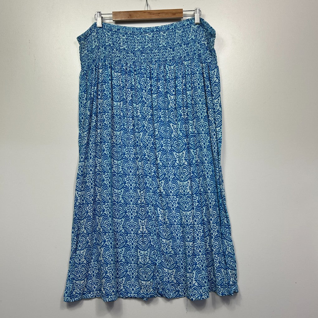 Isobelle Blue Maxi Skirt - Size 22