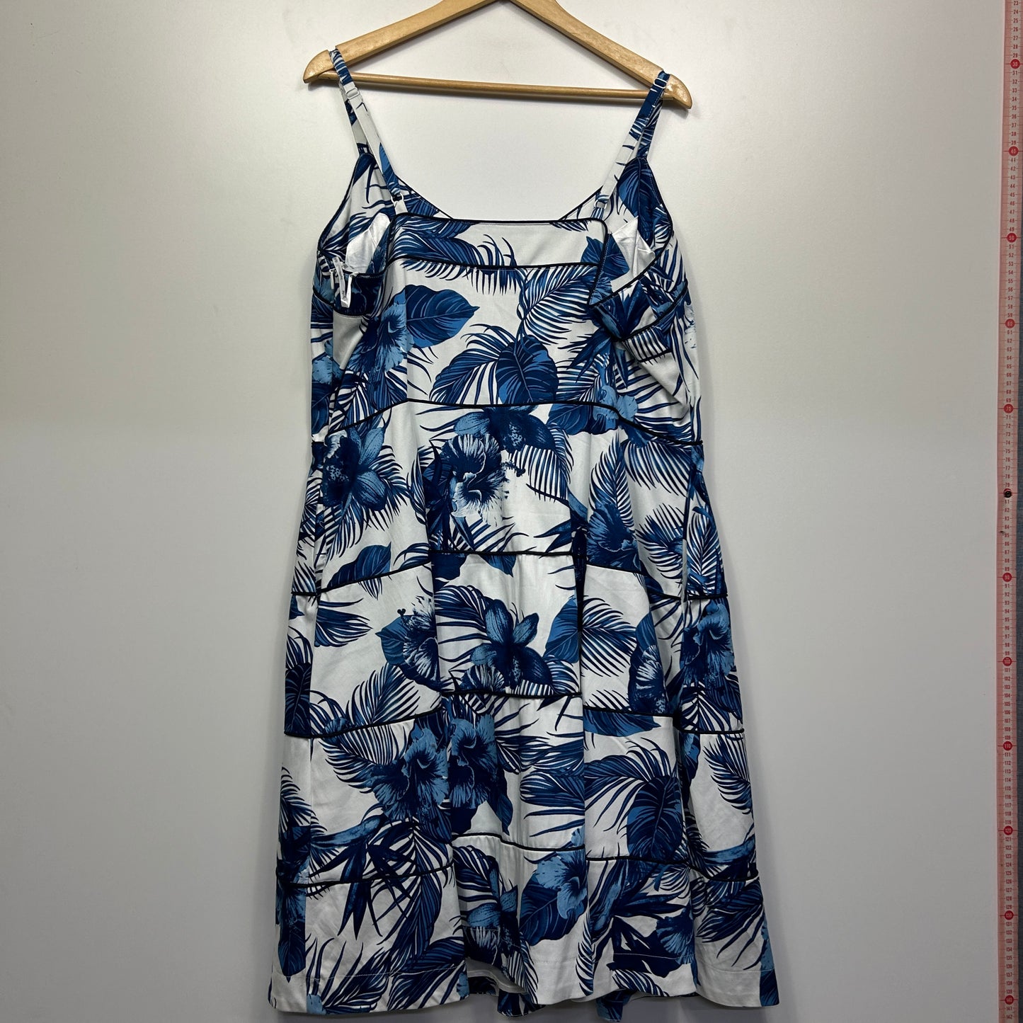 City Chic Maxi Dress Size 20 Large Plus Sleeveless Pockets Floral New