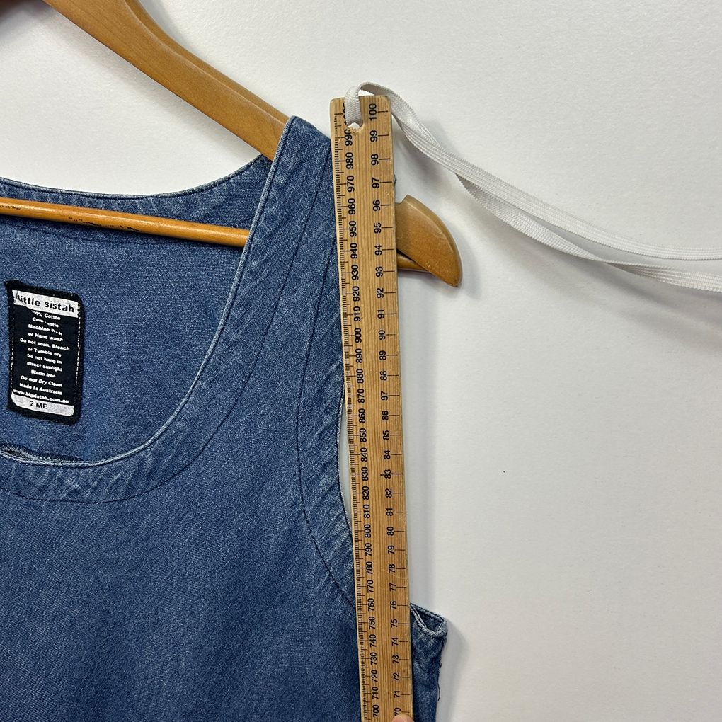 Little Sistah Blue Denim Dress - Size 14?