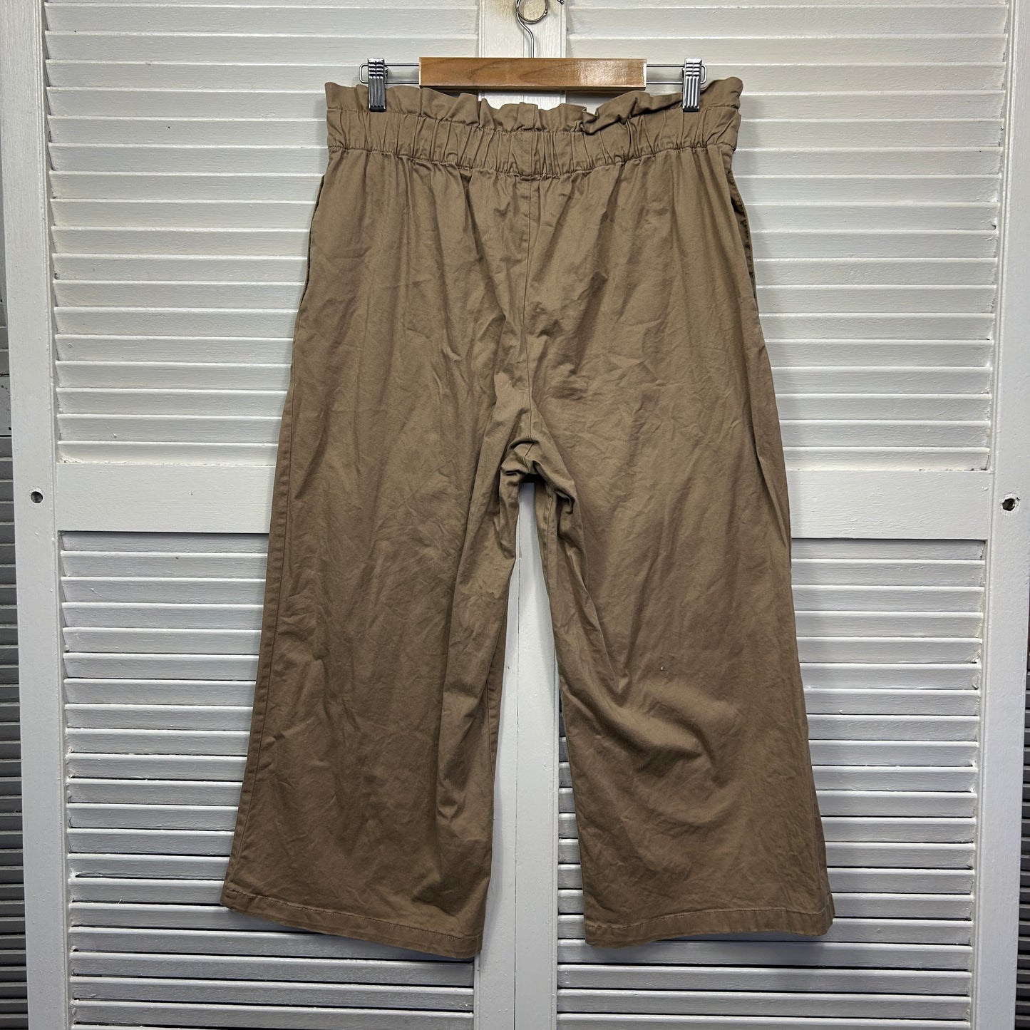Anko Pants Size 14 Pockets Cotton Blend Elastic Waist