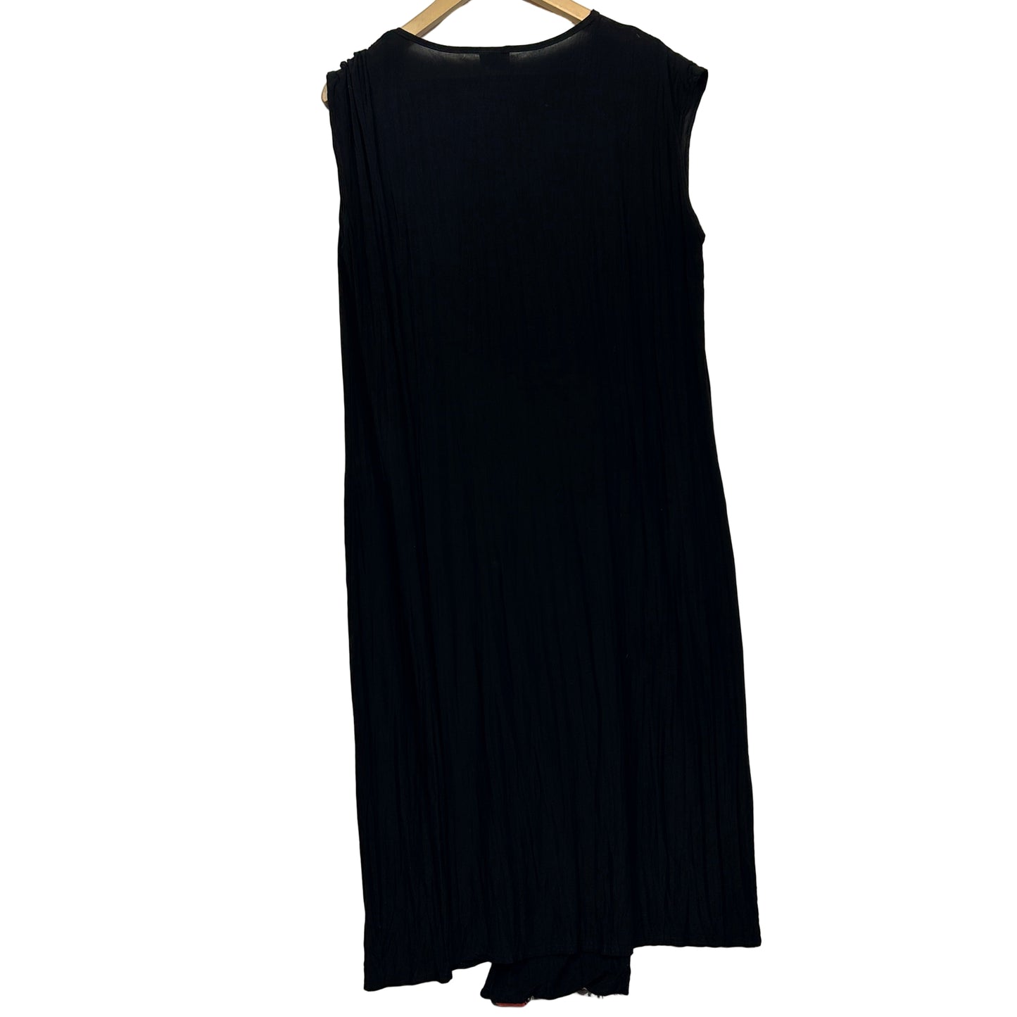 Taking Shape Dress Size 14 XS Plus Sleeveless Black Midi Length
