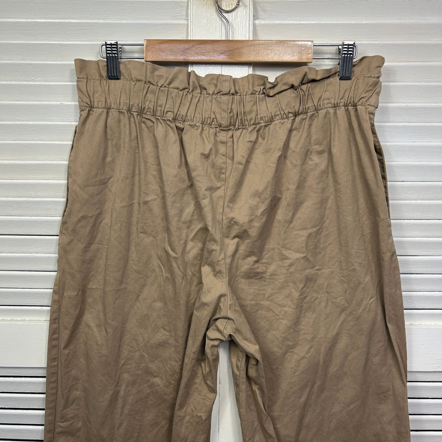 Anko Pants Size 14 Pockets Cotton Blend Elastic Waist