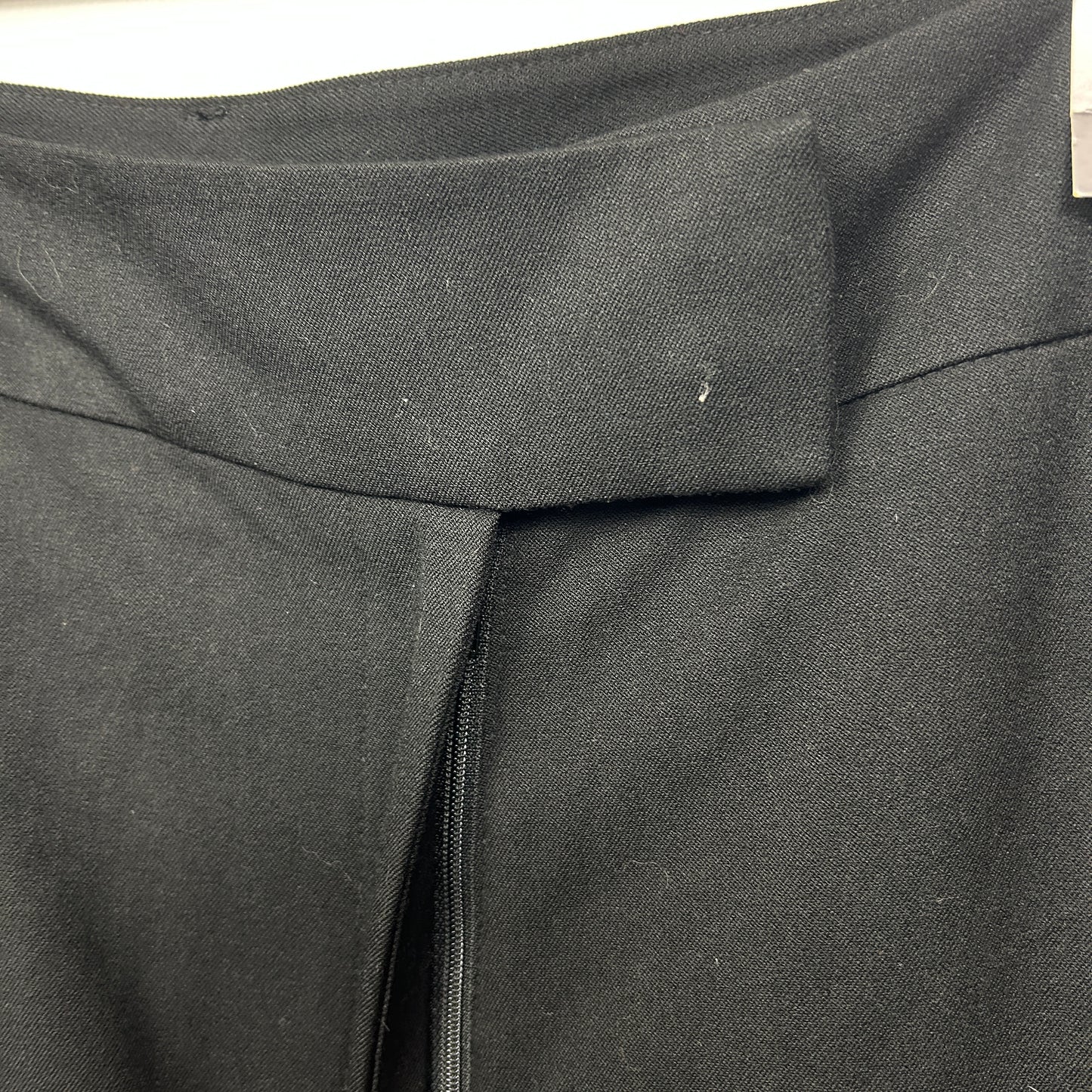 Belle Curve Pants Size 26 Black Pockets Zip Fly New