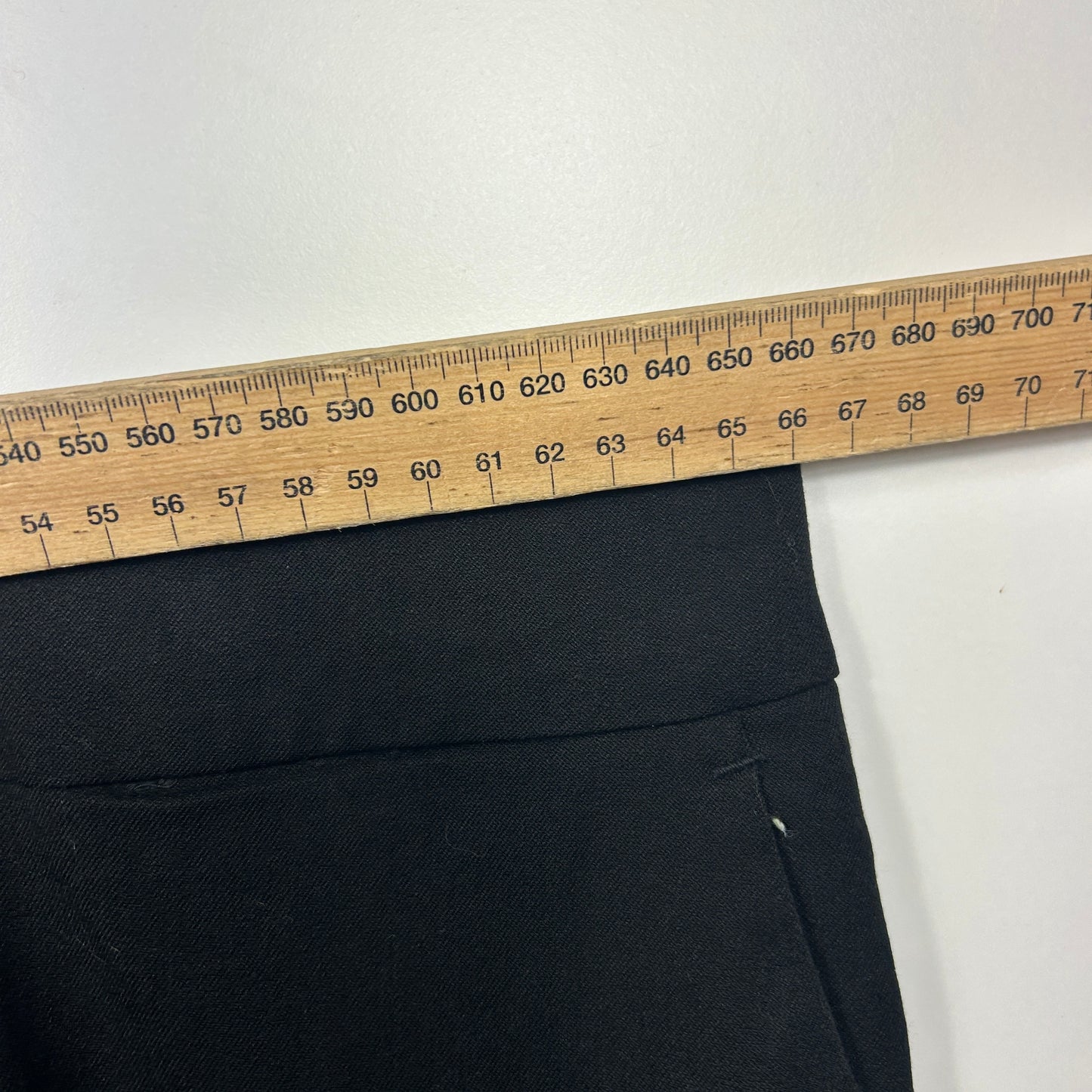 Belle Curve Pants Size 26 Black Pockets Zip Fly New