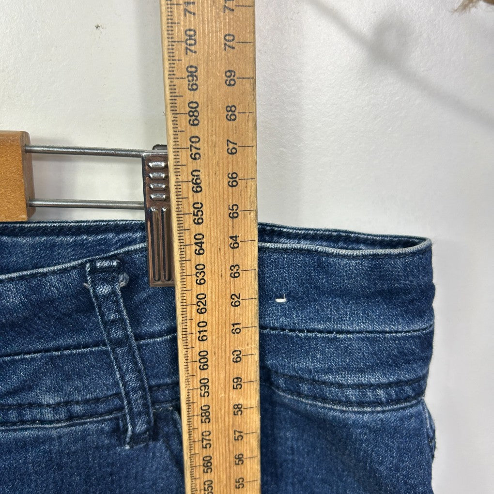 Beme Dark Blue Denim Shorts - Size 16