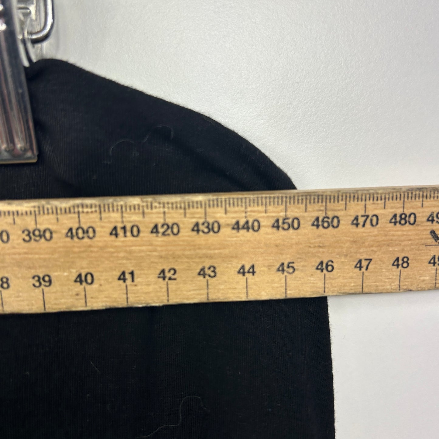 Black Maxi Skirt Size 18 20 Full Length Elastic Waist Lined