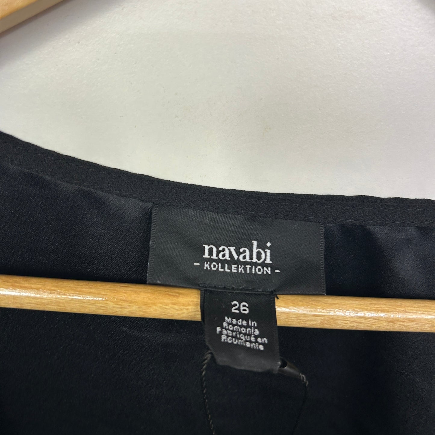 Navabi Kimono Jacket Top Size 26 Black Long Sleeve Evening Sequins New