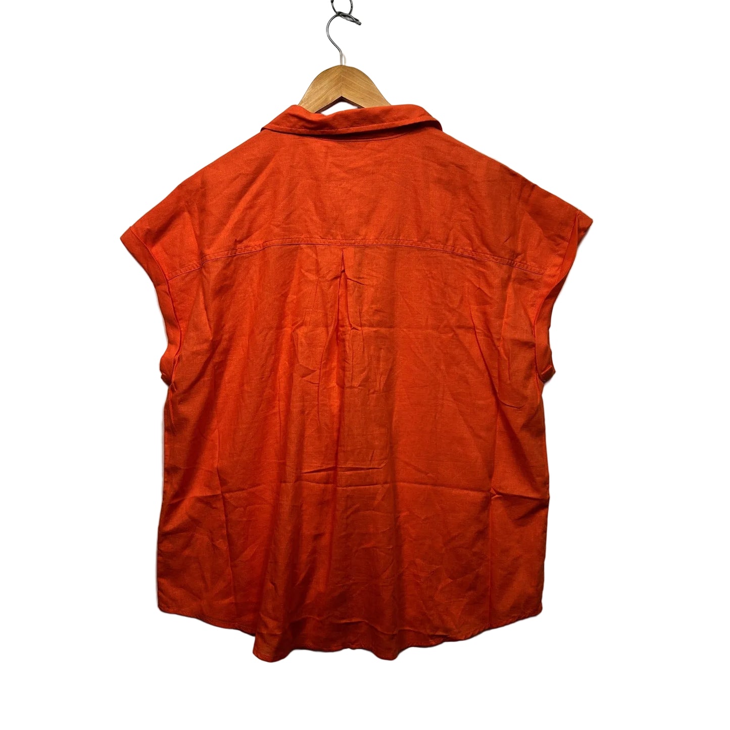 Millers Orange Linen Shirt - Size 20