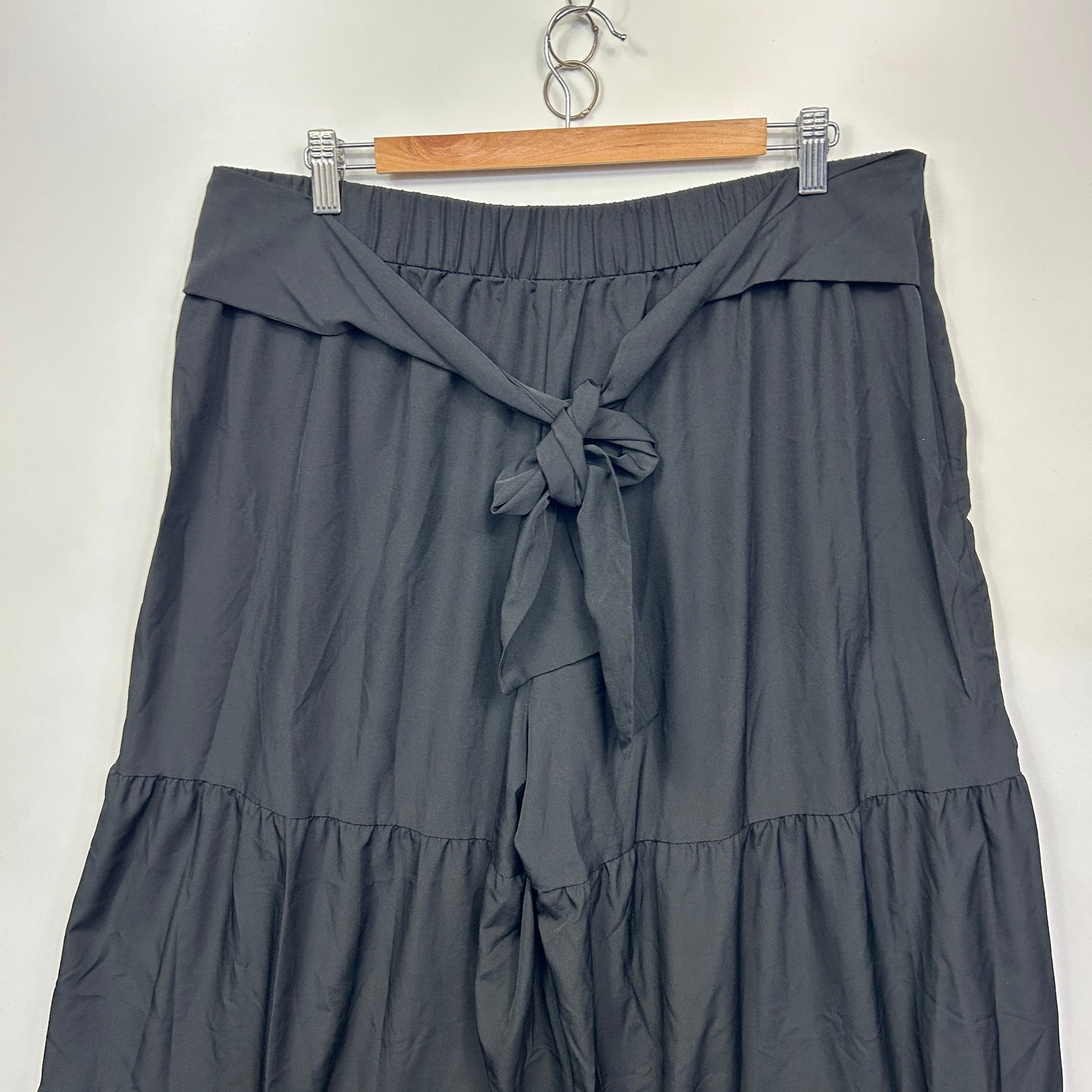 Shein Curve Wide Leg Pants Size 1XL 16 18 Black