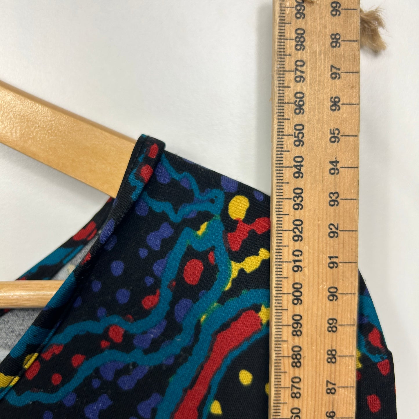 Avenue Tunic Top Size 22 24 Long Sleeve Multicoloured