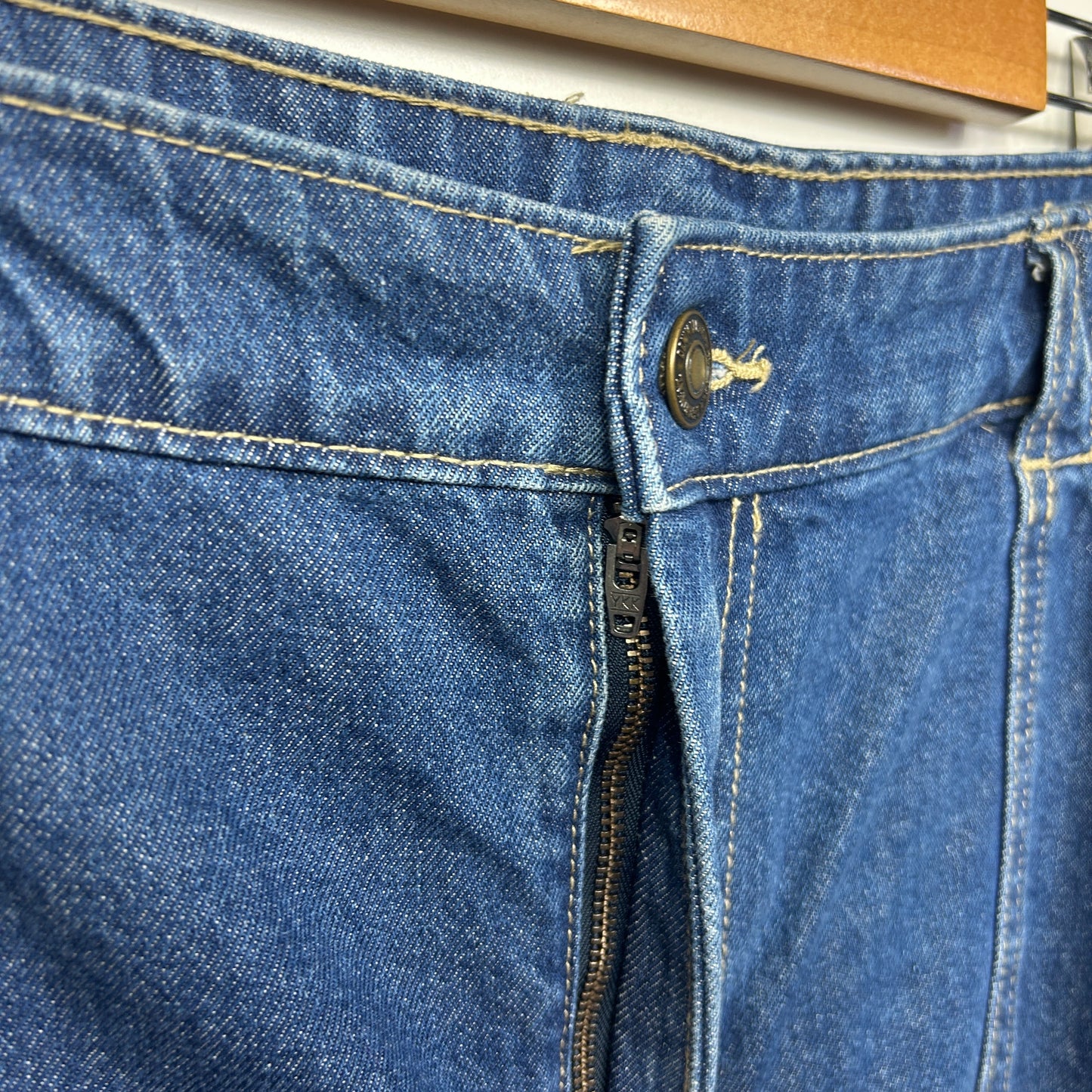 Anko Mini Denim Skirt Size 20 Blue Pockets Short Length