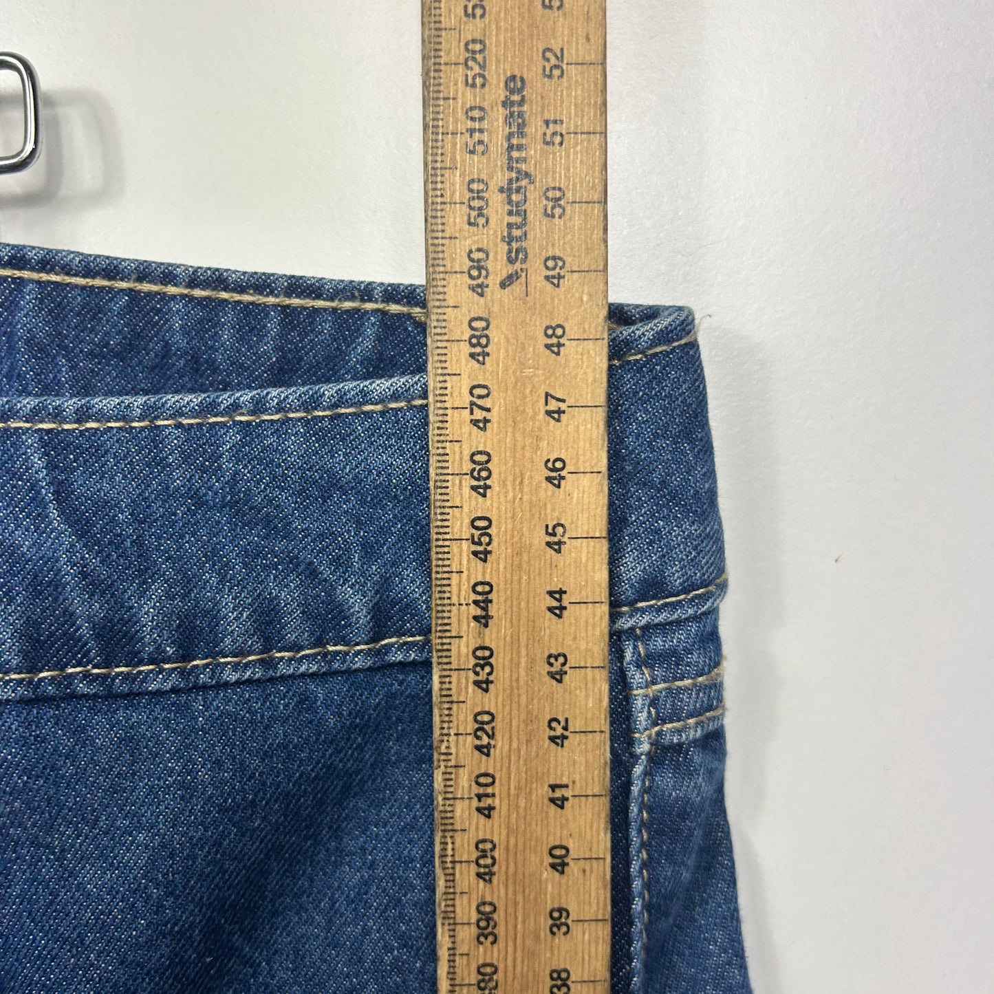 Anko Mini Denim Skirt Size 20 Blue Pockets Short Length