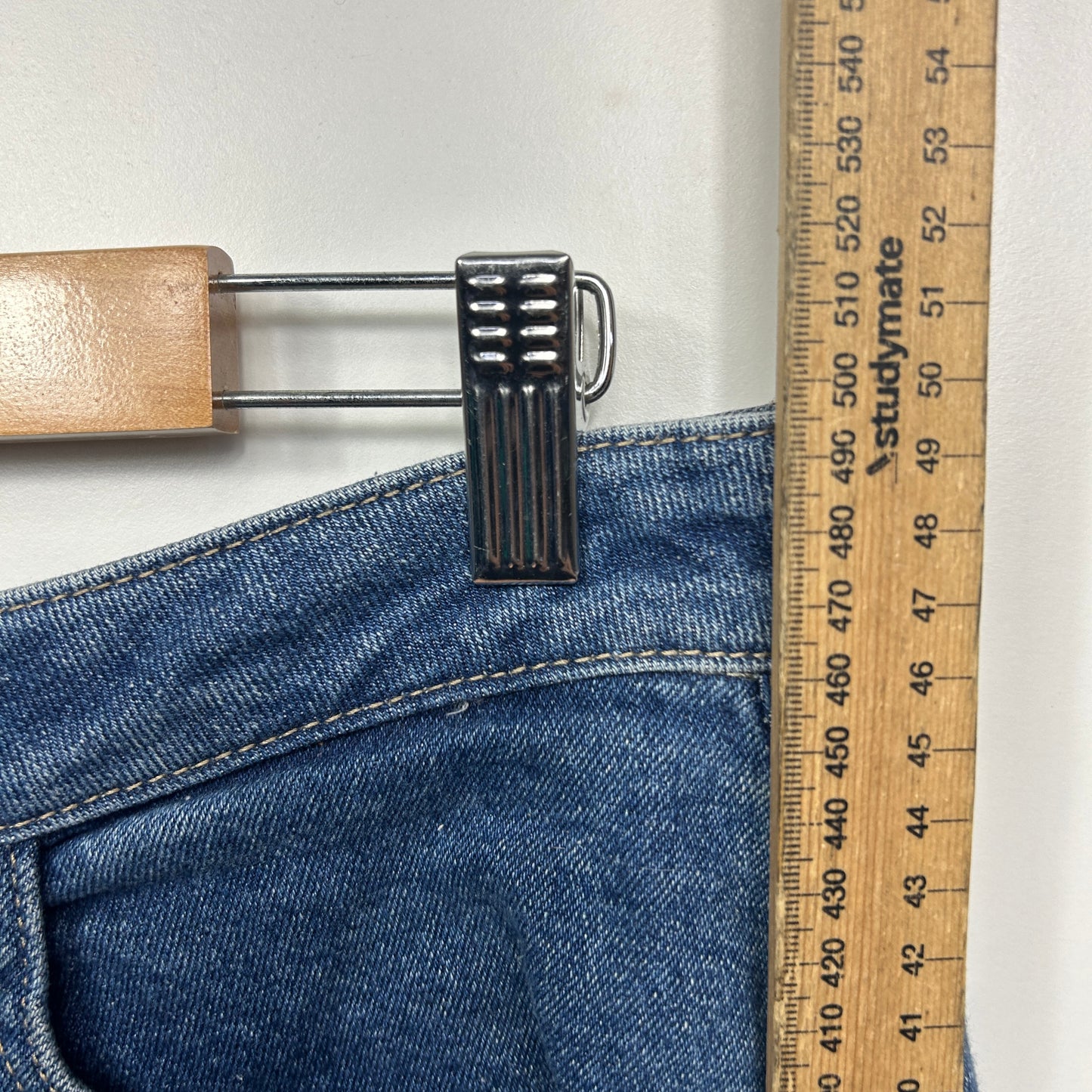 Anko Denim Shorts Size 16 Blue Pockets Zip Fly
