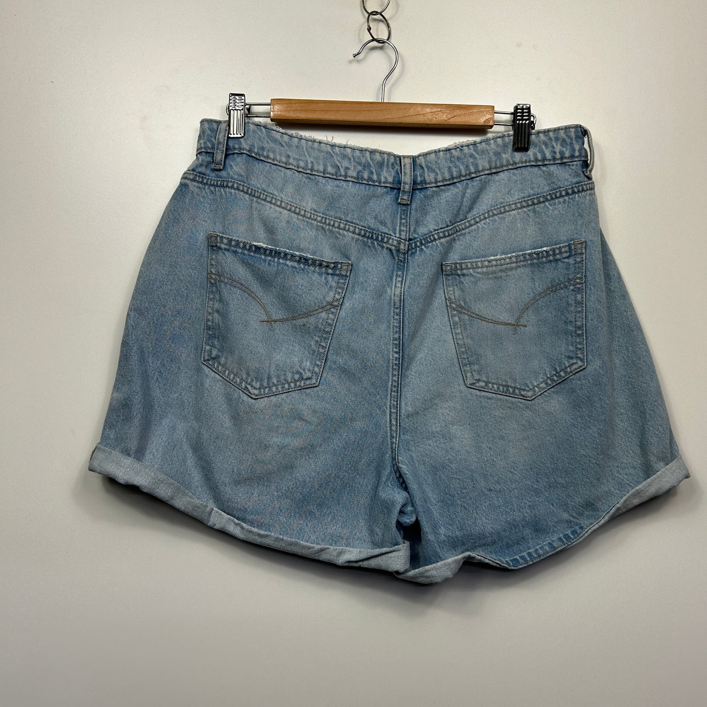 Sportsgirl Denim Shorts Size 16 Blue Pockets