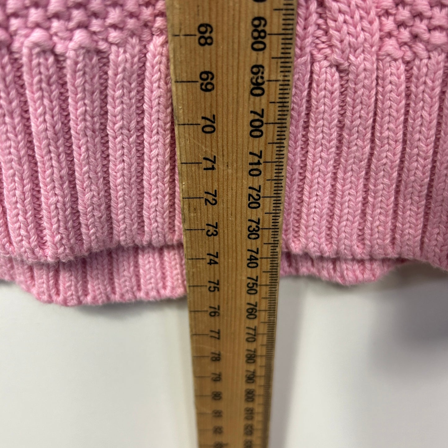 Rockmans Jumper Size XL Pink Ombre Cowl Neck New