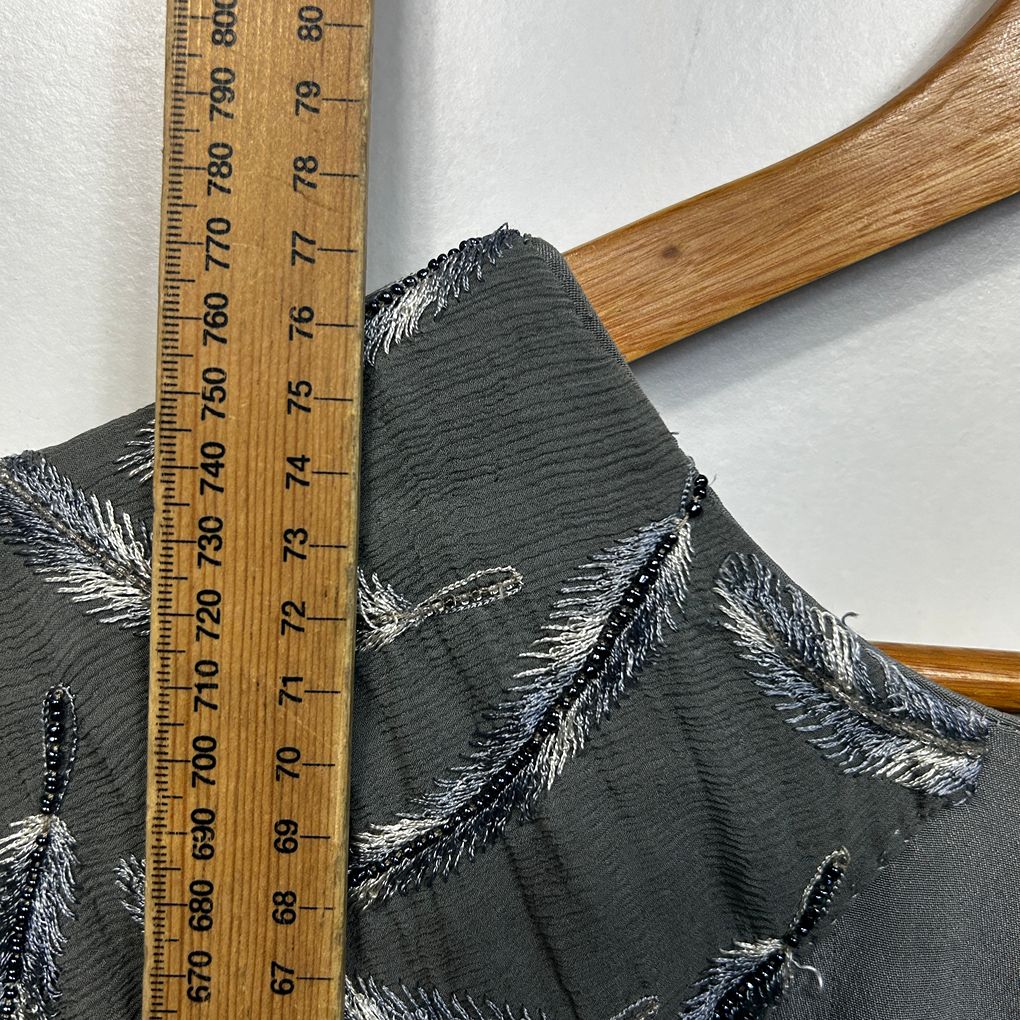 Handmade Grey Two Piece Cocktail Set - Size 20