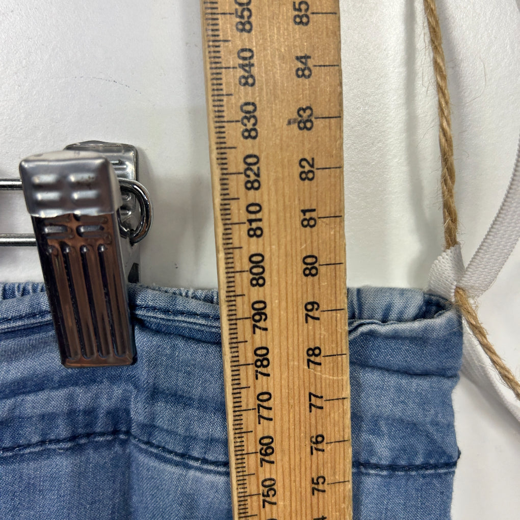 Anko Blue Cropped Wide Leg Pants - Size 16