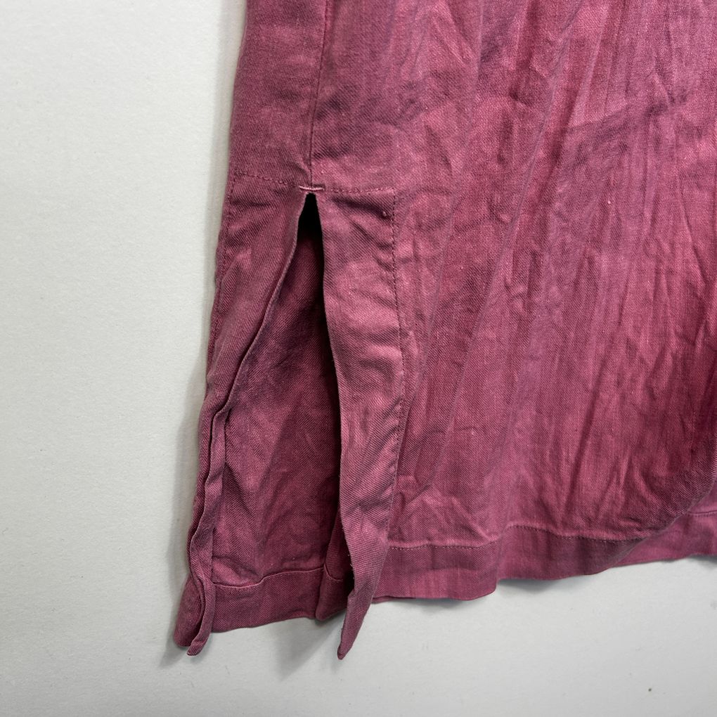 Trenery Pink Linen Dress - Size 12