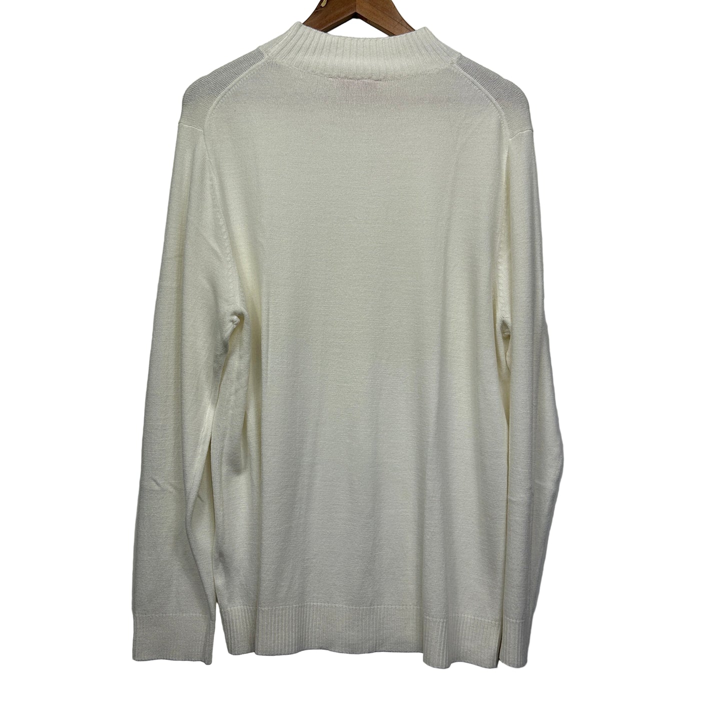 Millers Jumper Size XXL 16 18 White Cable Knit Long Sleeve