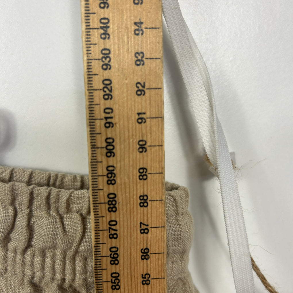 Target Woman Natural Linen Crop Pants - Size 20