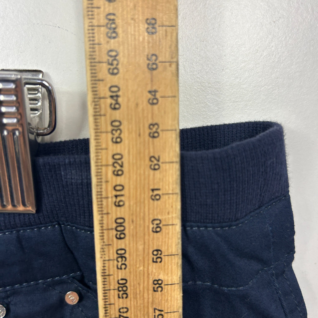 W Lane Navy Pocket Detail Shorts - Size 20