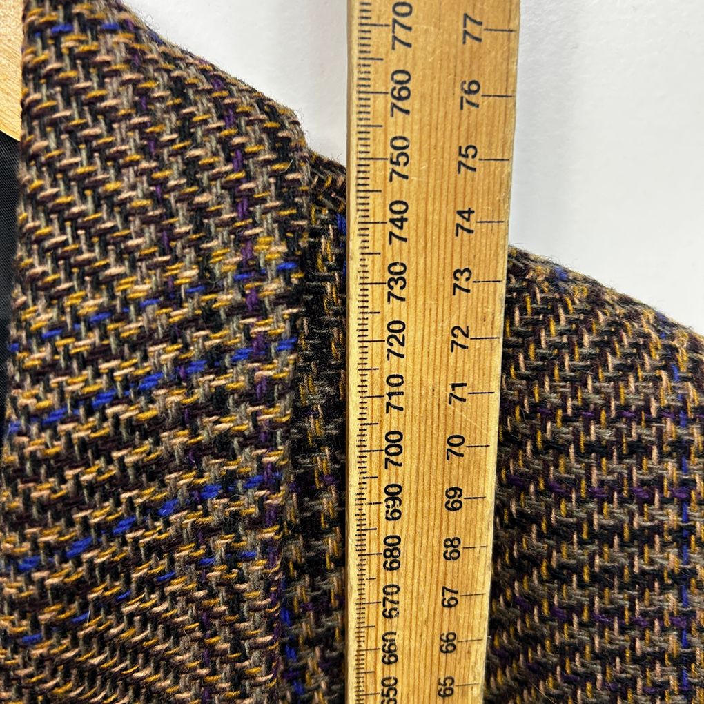 Vintage Skirtmaster Brown Houndstooth Blazer - Size 12